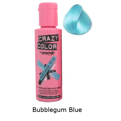 Crazy Color - Bubblegum Blue Coloration semi permanente - Bleu